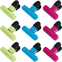QH-Shop Clip para Bolsas de Alimentos- Pinzas de Plástico 9 Piezas Multipropósito Clip de Sellado- Alimentos Sellado de…